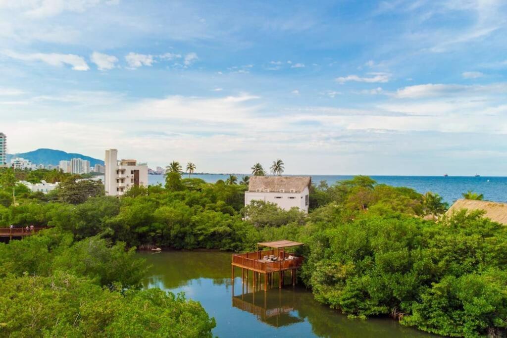 Apartamento Encantador Samaria Club De Playa, 3 Alcobas 6 Personas Playa Privada Santa Marta  Esterno foto