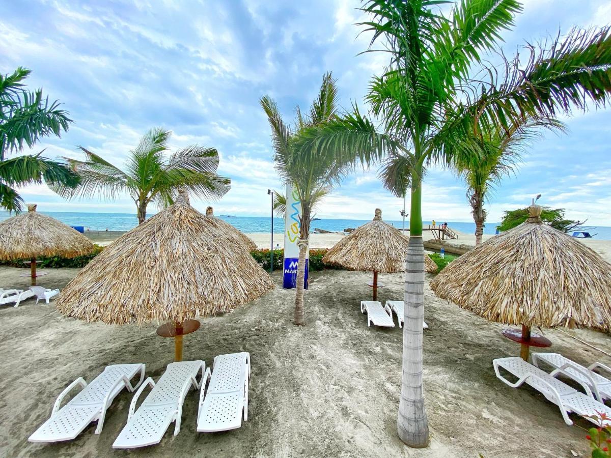 Apartamento Encantador Samaria Club De Playa, 3 Alcobas 6 Personas Playa Privada Santa Marta  Esterno foto