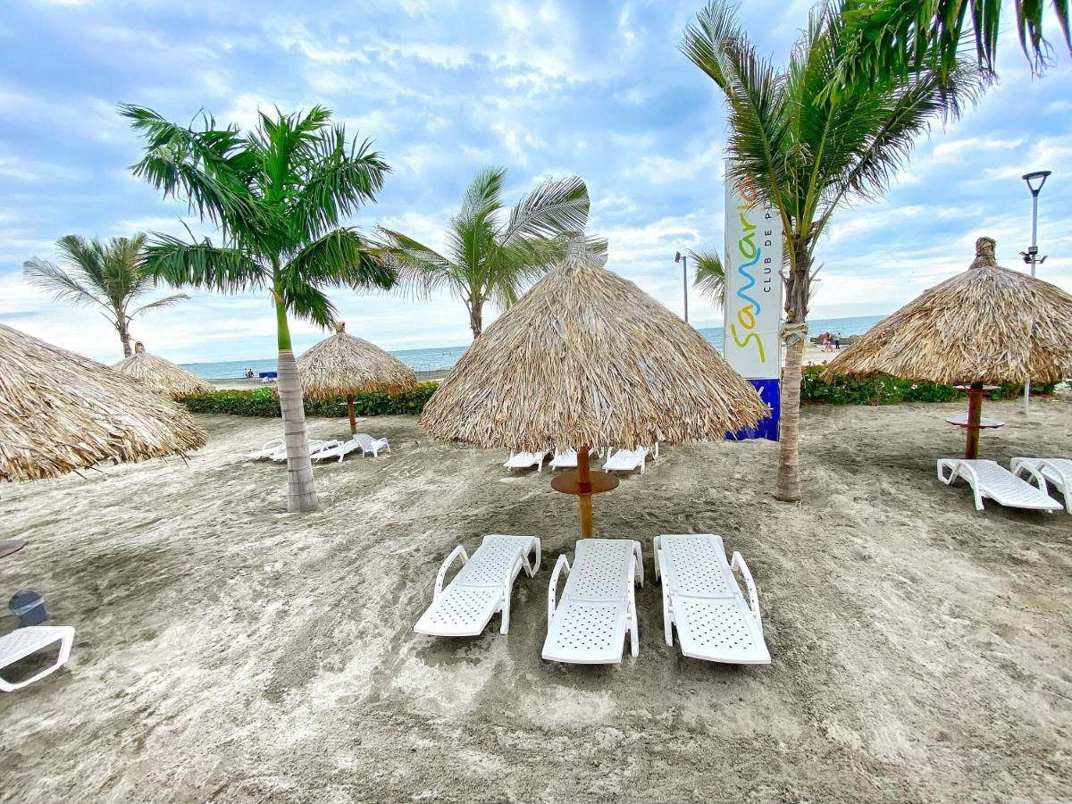 Apartamento Encantador Samaria Club De Playa, 3 Alcobas 6 Personas Playa Privada Santa Marta  Esterno foto