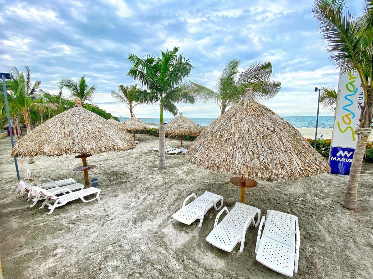 Apartamento Encantador Samaria Club De Playa, 3 Alcobas 6 Personas Playa Privada Santa Marta  Esterno foto