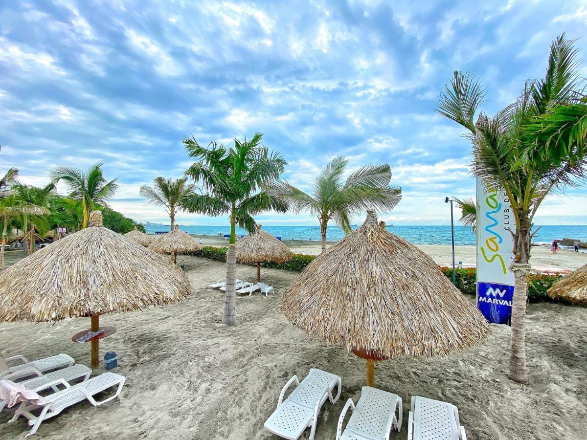 Apartamento Encantador Samaria Club De Playa, 3 Alcobas 6 Personas Playa Privada Santa Marta  Esterno foto