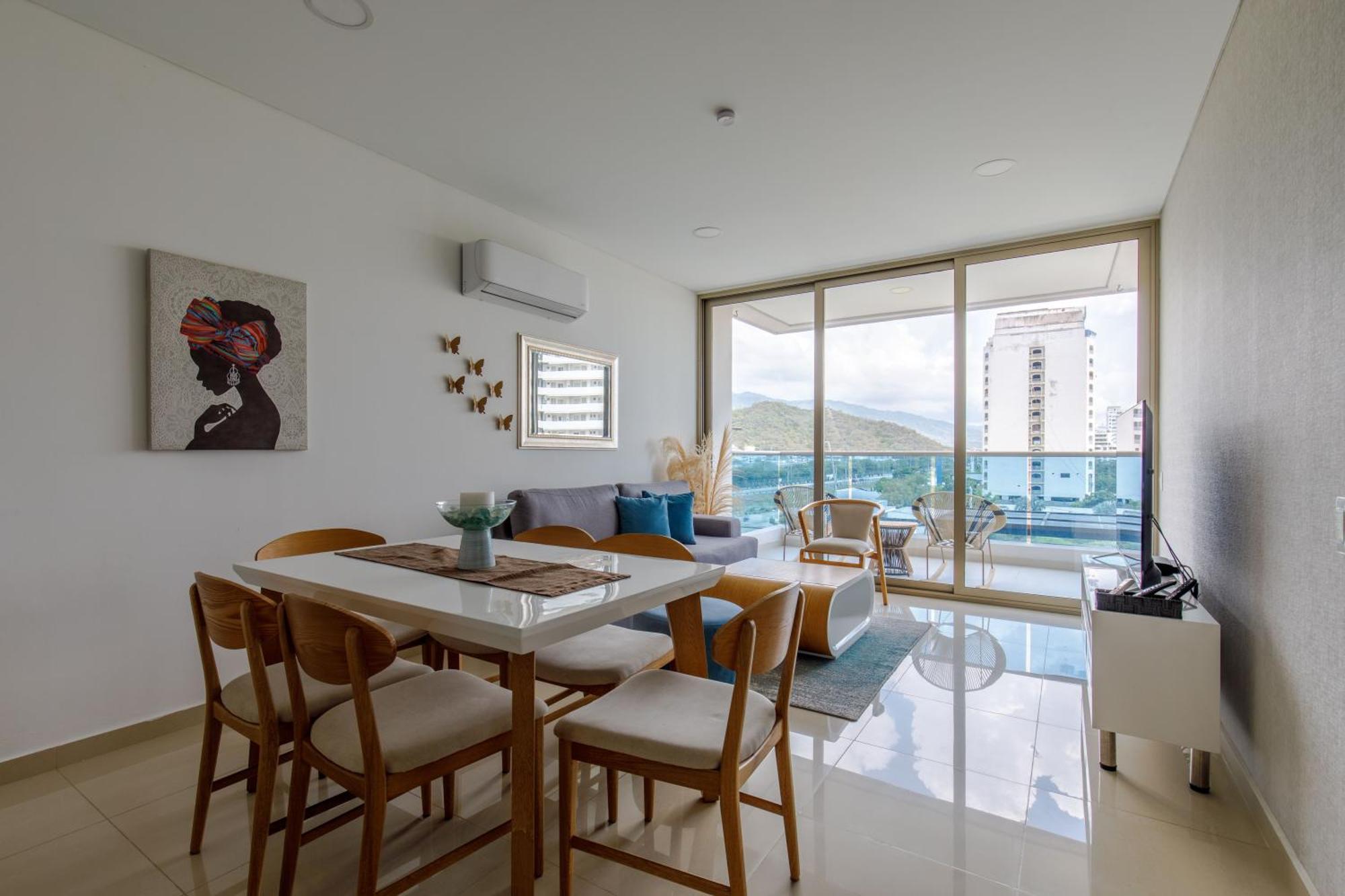 Apartamento Encantador Samaria Club De Playa, 3 Alcobas 6 Personas Playa Privada Santa Marta  Esterno foto